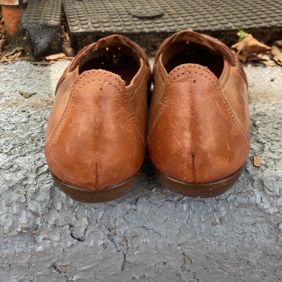 Vintage Leather Hurrache Loafers - Picture 5 of 7